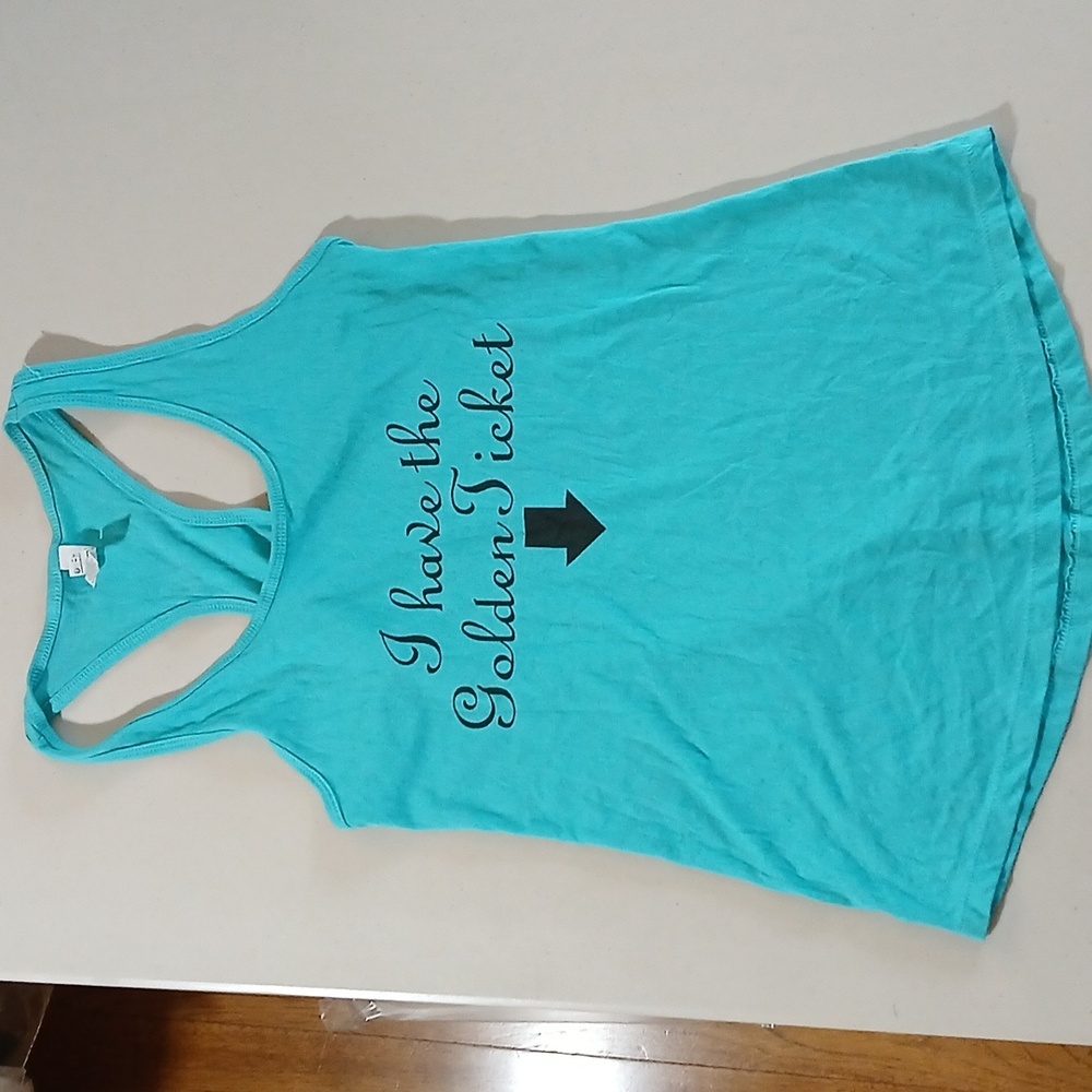 Next Level Apparel, Maternity Teal T-Shirt, Size L